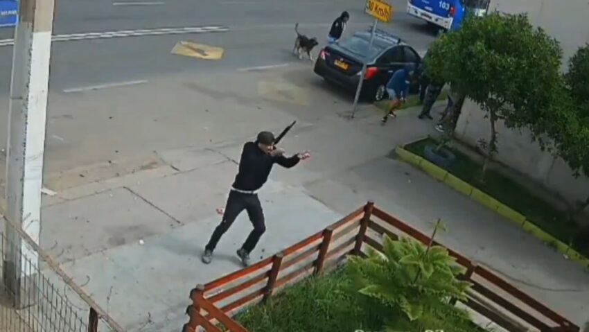 Feroz tiroteo a plena luz del día en una calle de Chile