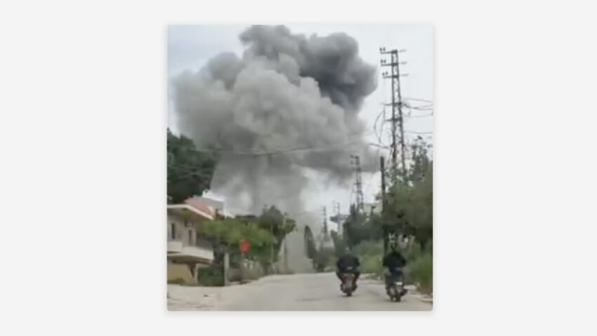 Israel ataca tres localidades libanesas en medio de la tregua