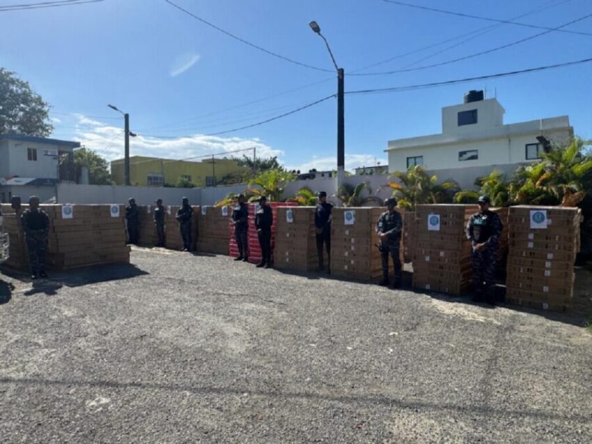 De Puerto Plata a Santo Domingo Este: La ruta del contrabando de 500 televisores incautados por la Policía