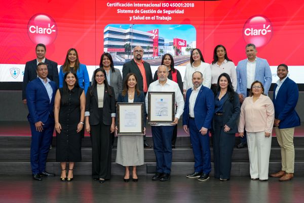 Claro obtiene certificación ISO 45001 en Seguridad y Salud RD