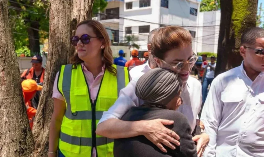 Residentes de Gazcue agradecen pronta y eficaz respuesta de Carolina tras daños por ráfagas de viento