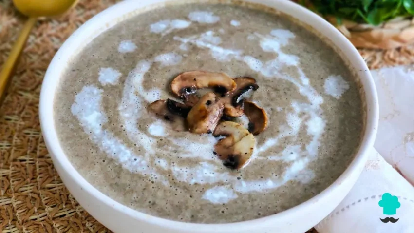 Receta de Crema de champiñones y puerro: fácil, deliciosa y perfecta 