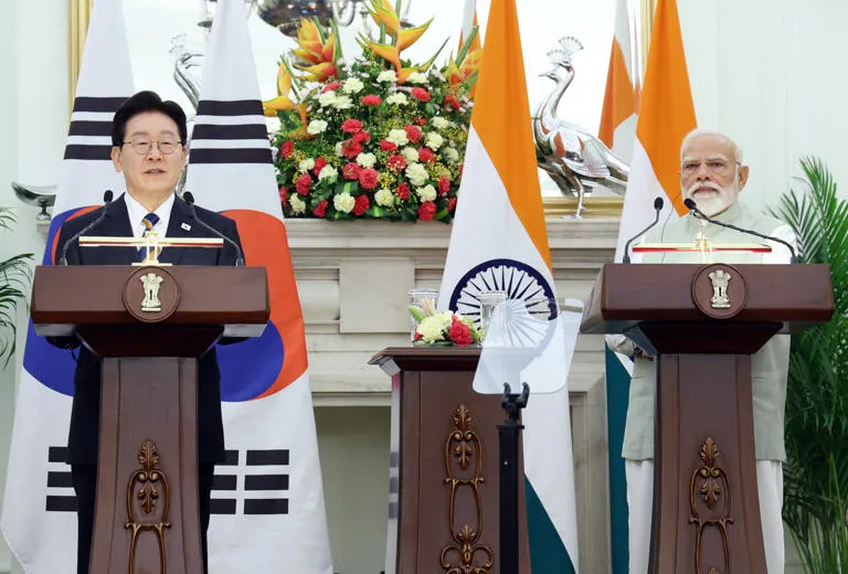 Cumbre histórica entre India y Corea del Sur: Modi y Lee refuerzan lazos tras ocho años de ausencia diplomática