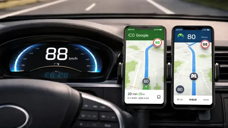 El dilema de la velocidad: ¿Por qué Google Maps y Waze marcan menos kilómetros que el velocímetro de tu coche?