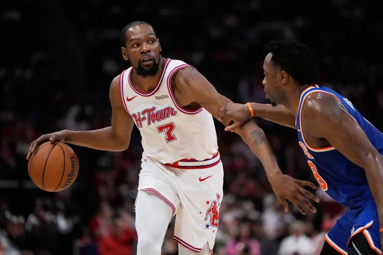 Dominio en el Toyota Center: Durant lidera la paliza de los Rockets sobre unos Knicks irreconocibles