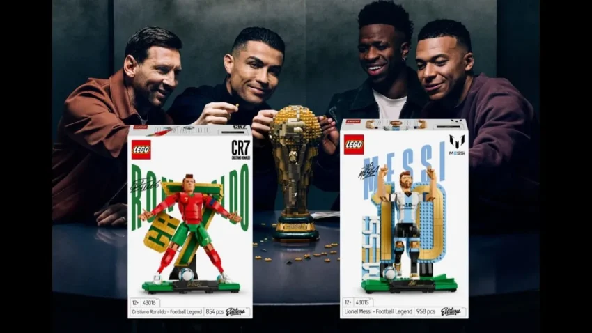 Fútbol en bloques: LEGO presenta las minifiguras oficiales de Messi, Cristiano y Mbappé para el Mundial 2026