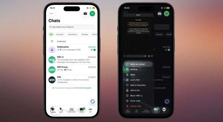 WhatsApp estrena el diseo 