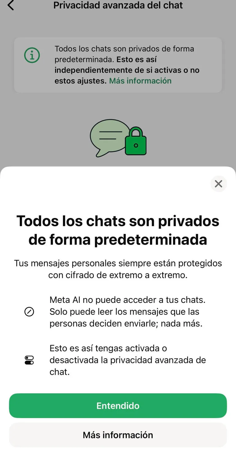 Gua: Cmo activar la Privacidad Avanzada en tus chats de WhatsApp