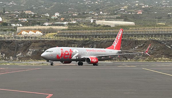 Jet2 acelera en Canarias con su estreno en La Palma