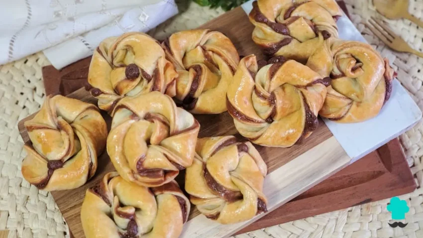 Receta de Rosas de hojaldre y chocolate: el dulce de Sant Jordi 