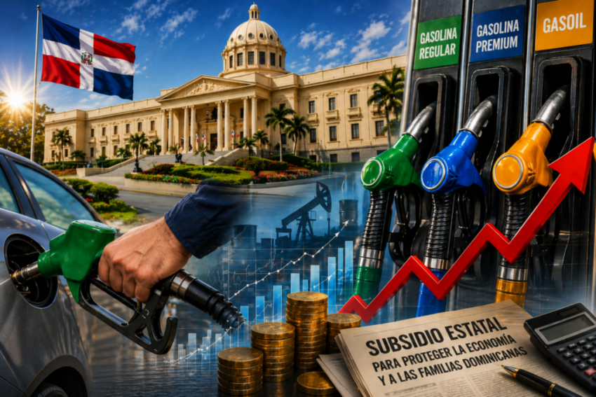 Combustibles registran nuevas alzas; gasolinas suben hasta RD$4 por galón