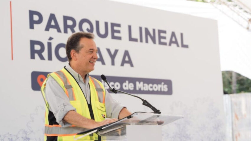 Mivhed inicia construcción del Parque Lineal Río Jaya, en San Francisco de Macorís