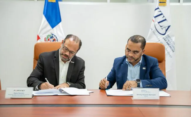 ITLA y Fortinet formalizan alianza histórica a favor del desarrollo de la ciberseguridad en República Dominicana