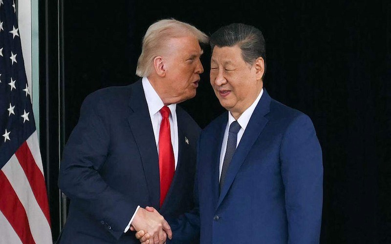 "Vete a la mierda de aquí": Se desata una pelea entre asistentes al encuentro de Xi y Trump