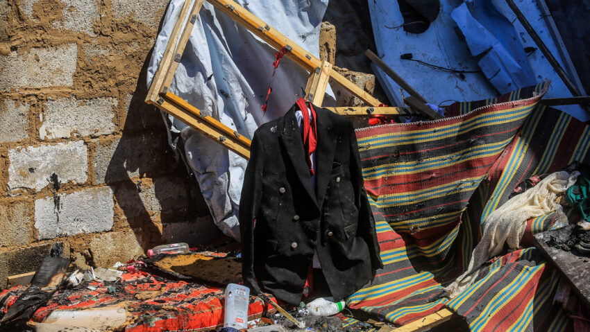 Boda en Gaza se convierte en funeral tras ataque aéreo israelí