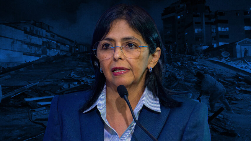 Delcy Rodríguez: "Estado de la Guaira es una verdadera tragedia y se convierte en una zona de desastre"