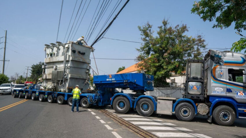 ETED trasladará este sábado autotransformador móvil de 138/69 kV desde Itabo hacia la subestación Boca Chica