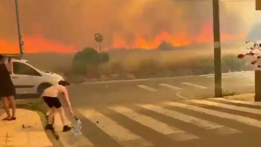 IMPACTANTES muestran la magnitud del incendio que arrasó más de 170 hectáreas en España