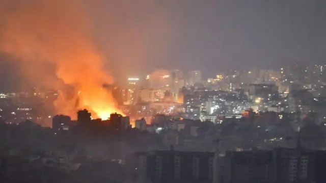 Intensos bombardeos nocturnos de Israel en el Líbano