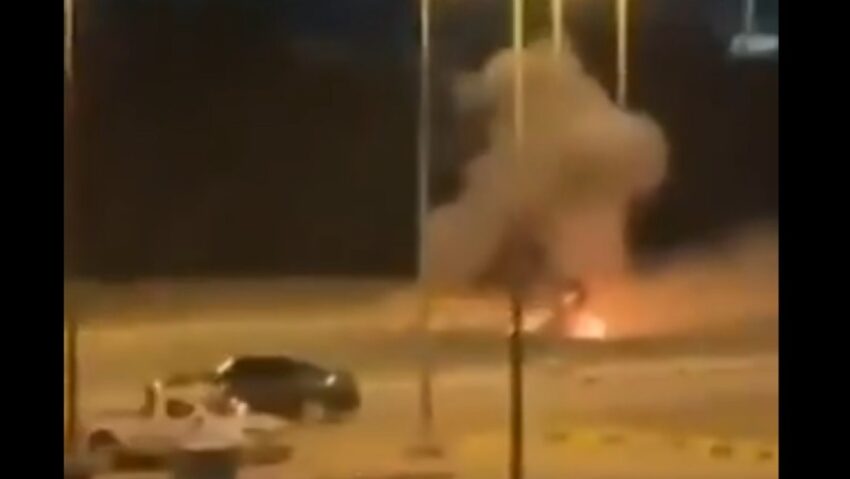 Momento en que la defensa antiaérea estadounidense fracasa en Kuwait al no poder derribar objetivos