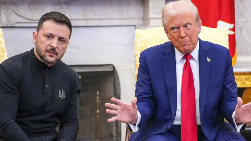 Trump se reúne con Zelenski