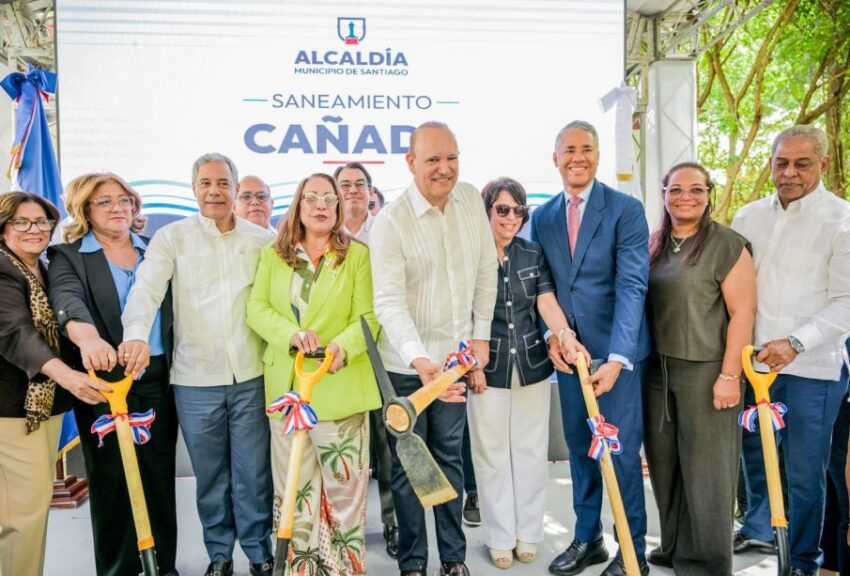 Alcaldía de Santiago inicia saneamiento de la Cañada Hoya de Caimito con inversión superior a RD$266 millones