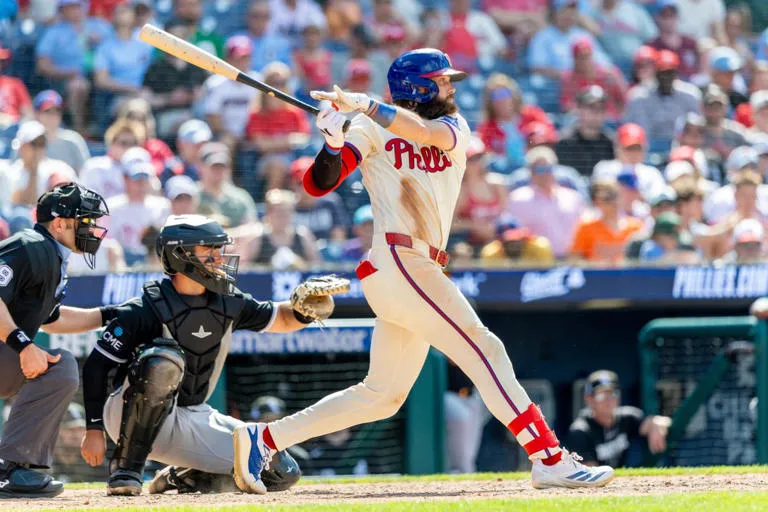 Poder Encendido: Brandon Marsh Conecta Jonrón por Tercer Día Consecutivo y Guía el Triunfo de los Filis Ante las Medias Blancas