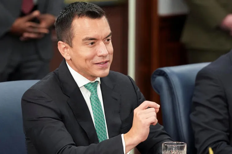 Noboa reafirma la lucha contra el crimen organizado y blinda la actuación militar en Ecuador