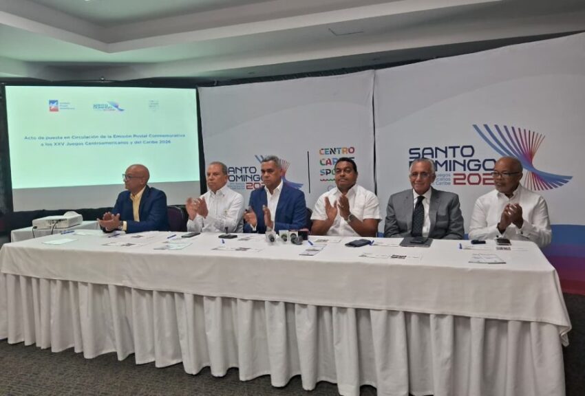 INPOSDOM dedica sello postal a Santo Domingo 2026 y fortalece promoción de los Juegos