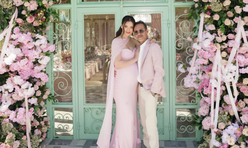 Nadia Ferreira y Marc Anthony celebran el baby shower de su hija y adelantan un detalle de su nombre