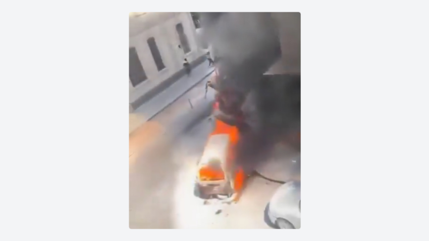 Explosiones en la capital siria, cerca del hotel donde se hospeda Macron