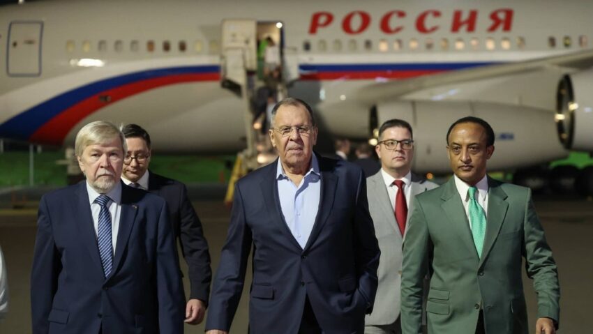 Lavrov llega a Etiopía en el marco de su gira africana