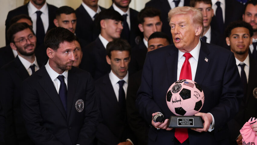 Trump comenta el juego de Messi en el Mundial