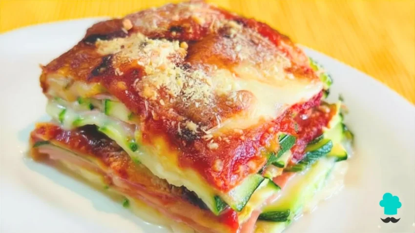 Receta de Calabacín con jamón y queso en freidora de aire