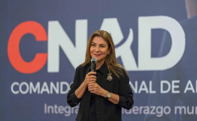 "Trabajo junto a ustedes para ser la candidata presidencial del PRM y voy ser la próxima Presidenta de la República" Carolina juramenta Comando Nacional de Alcaldes y Directores C28