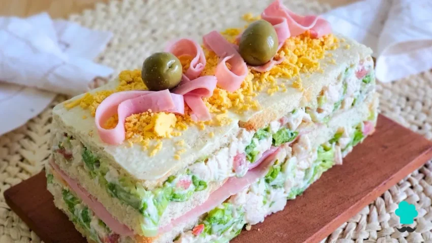Receta de Pastel frío de pollo: fresco y cremoso
