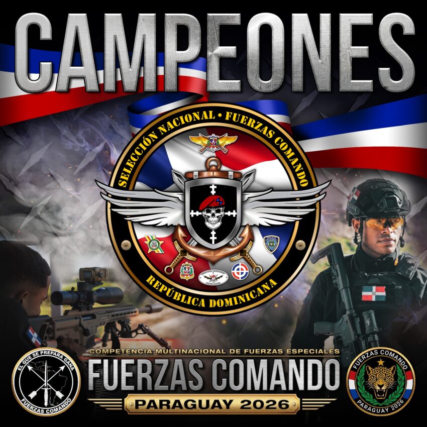 Fuerzas Armadas dominicanas en Fuerza Comando 2026