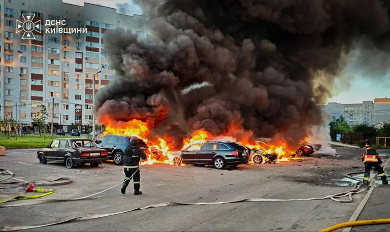 Drones rusos azotan Kiev en 2do día consecutivo de ataques