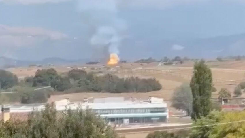 Gran explosión tras un incendio en una planta de municiones en Italia