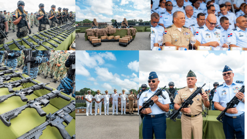 Ministerio de Defensa fortalece capacidades de la Armada y la Fuerza Aérea con entrega de equipos militares y uniformes