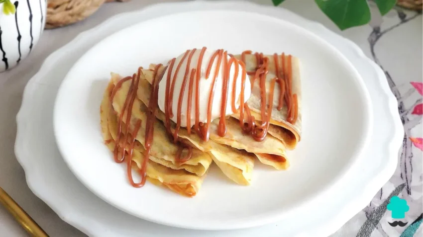 Receta de Crepes de dulce de leche con helado: el postre fácil que combina frío y calor