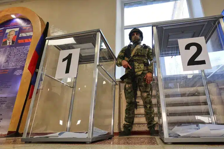 Votación parlamentaria en zonas ocupadas