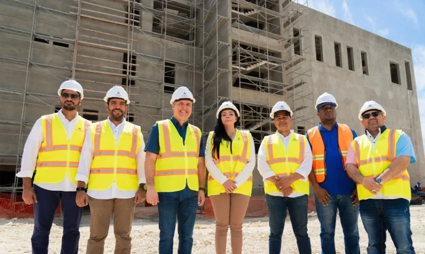 Ciudad Judicial de Santo Domingo Oeste avanza un 65% de obra