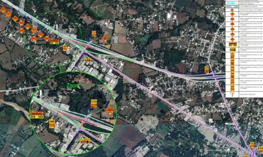 Obras Públicas anuncia desvío temporal este sábado 5 de septiembre