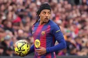 Jules Koundé en el Barcelona