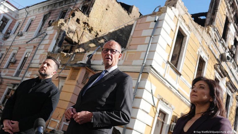 Friedrich Merz en Kiev